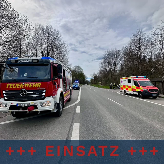 +++ EINSATZ +++ 

⏰ 16.04.2025 / 15:06 Uhr 
📟 THL 1 / Auffahrunfall mit Motorrad
🚒 Dürnbach 14/1
🚒 Dürnbach 40/1

____________________________

#einsatz #thl #freiwillige  #feuerwehr #dürnbach #retten #löschen #bergen #schützen #gmundamtegernsee #tegernsee #ffd #ffduernbach #ehrenamt #112 #feuerwehrduernbach #duernbach